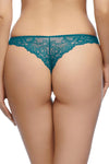 Dita Von Teese Fiamma Lace G-String Panty Corsaire Blue
