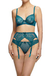 Dita Von Teese Fiamma Lace Unlined Bra Corsaire Blue