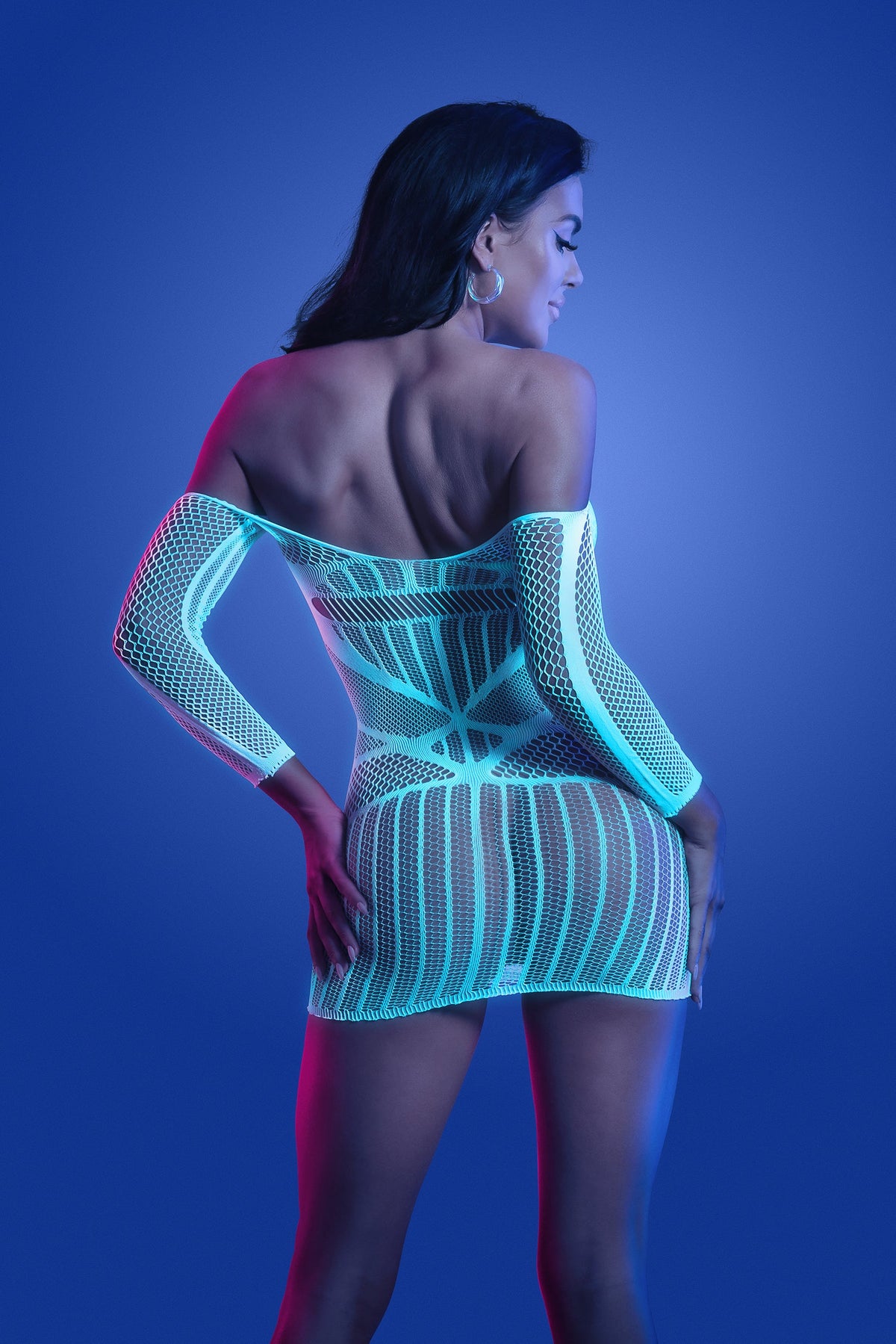 Fantasy Glow Ascension Long Sleeve Seamless Dress