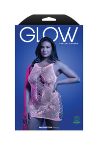 Fantasy Lingerie Glow Black Light Magnetism Dress
