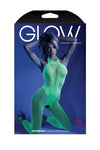 Fantasy Glow Black Light Moonbeam Bodystocking Neon Green