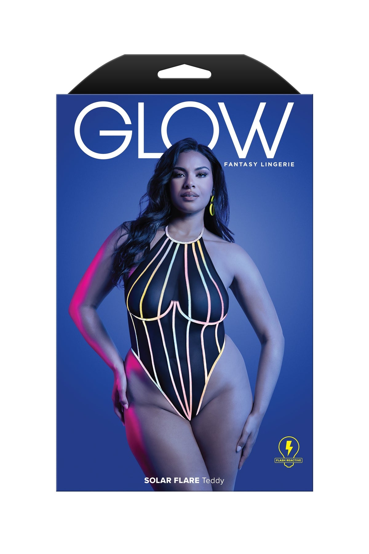 Glow Black Light Solar Flare Teddy