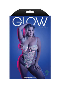 Fantasy Glow Queen Daydream Rose Embroidery Teddy