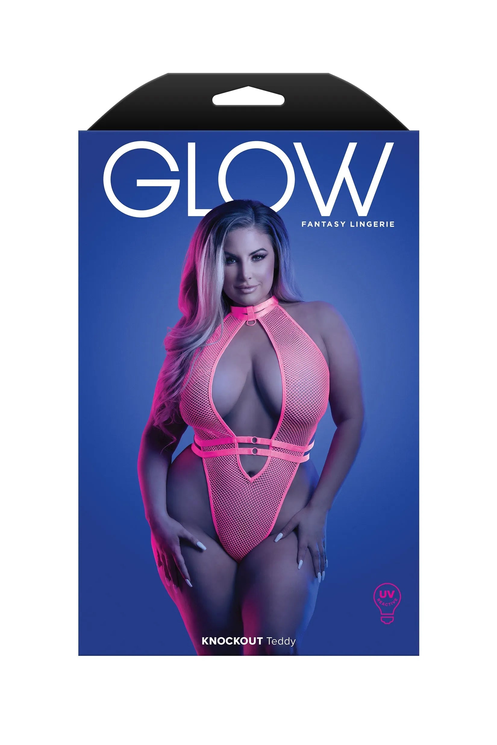 Fantasy Glow Queen Knockout Teddy Neon Pink