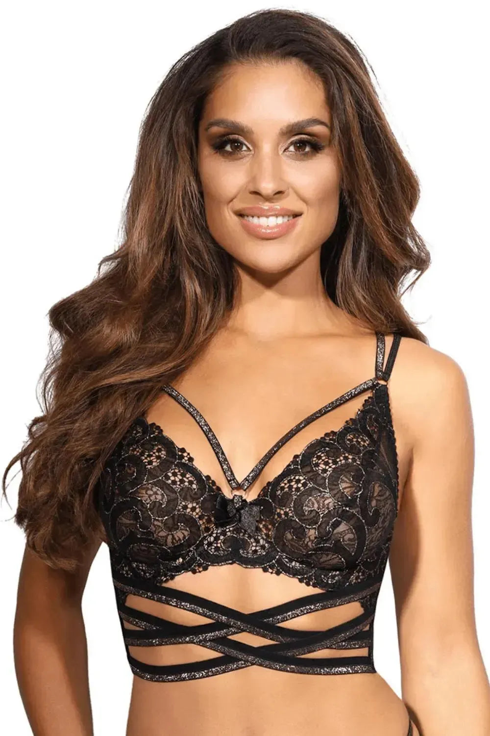 Axami Golden Dream Strappy Longline Bra