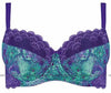 Camila Peacock Print Padded Bra
