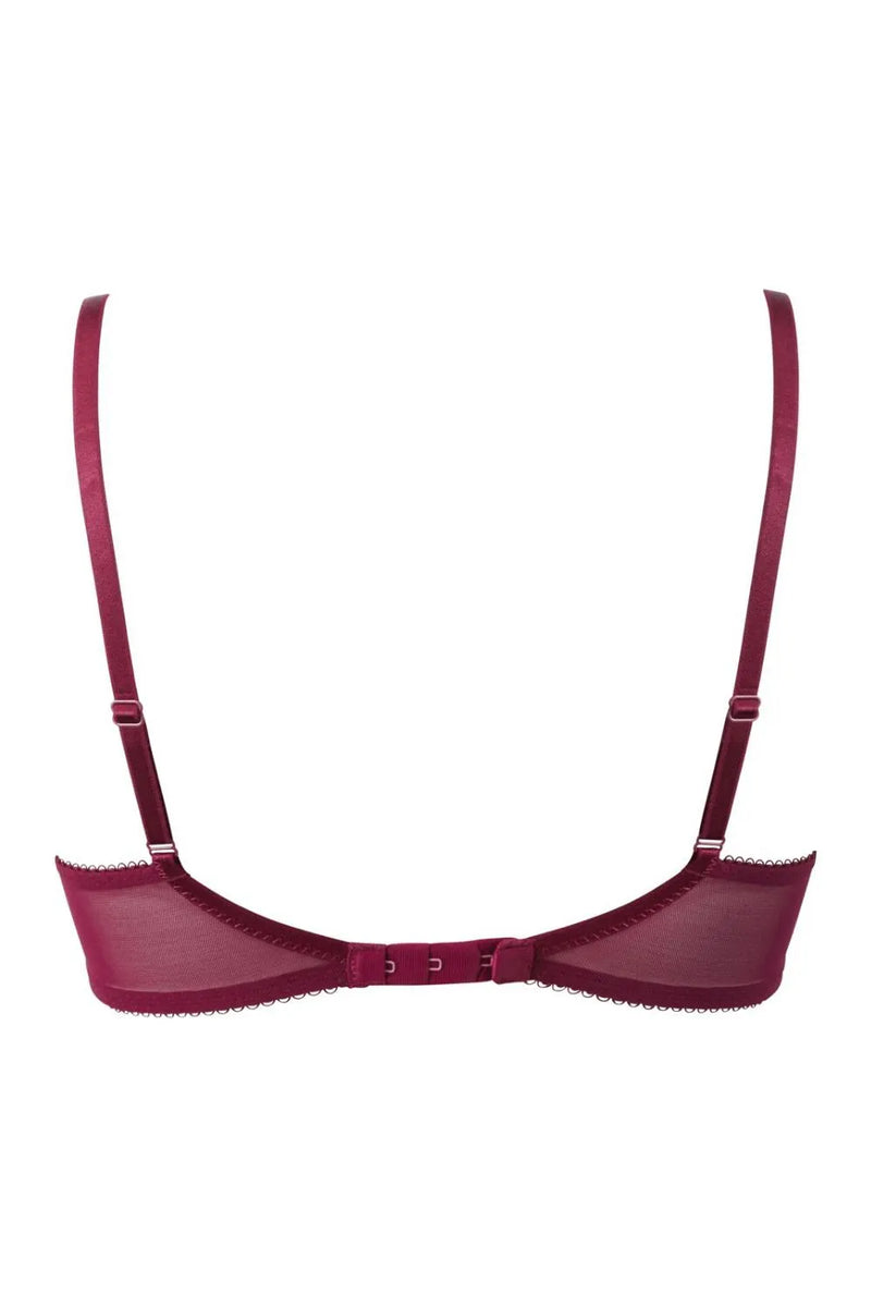 Superboost Lace Foil Plunge Bra-Rebel Romance