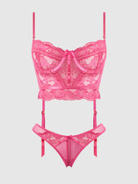 House of Desire Harlow Bustier and Backless Hipster Set