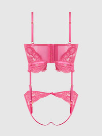House of Desire Harlow Bustier and Backless Hipster Set