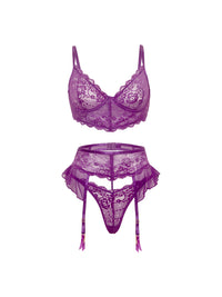 Oh la la Cheri Harmony Ruffles Lace Bra Set