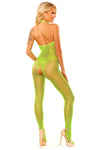 Glow Black Light Moonbeam Bodystocking Neon Green