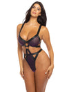Oh la la Cheri Jade Shine Cage Teddy Dark Iridescent/ Black-Rebel Romance