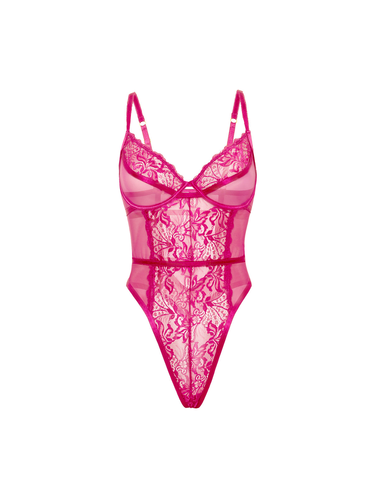 Julia Lace & Mesh Teddy