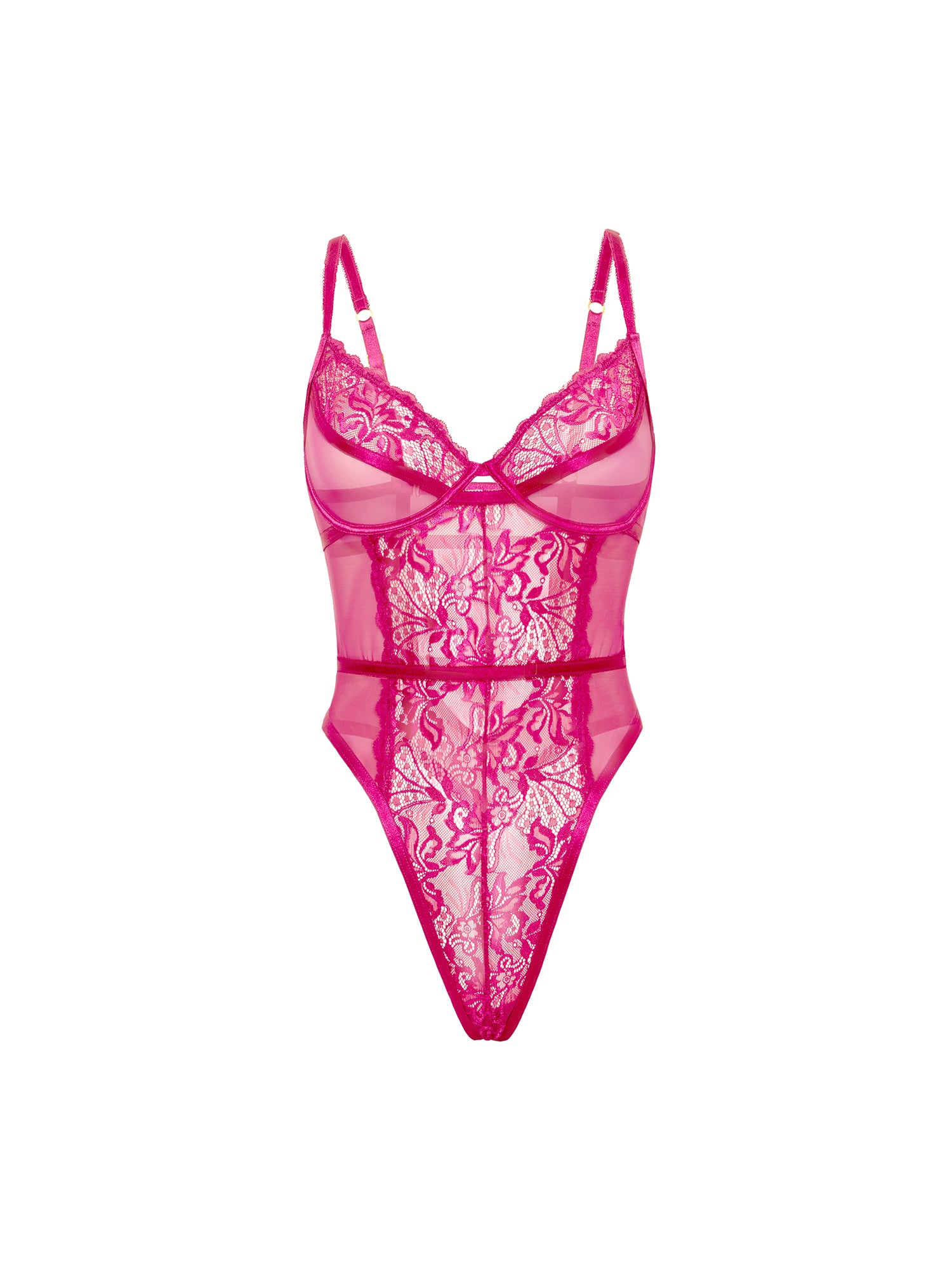 Oh la la Cheri Julia Lace & Mesh Teddy