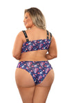 Curve Vibes Spaced Out Bralette & Panty Bra Set