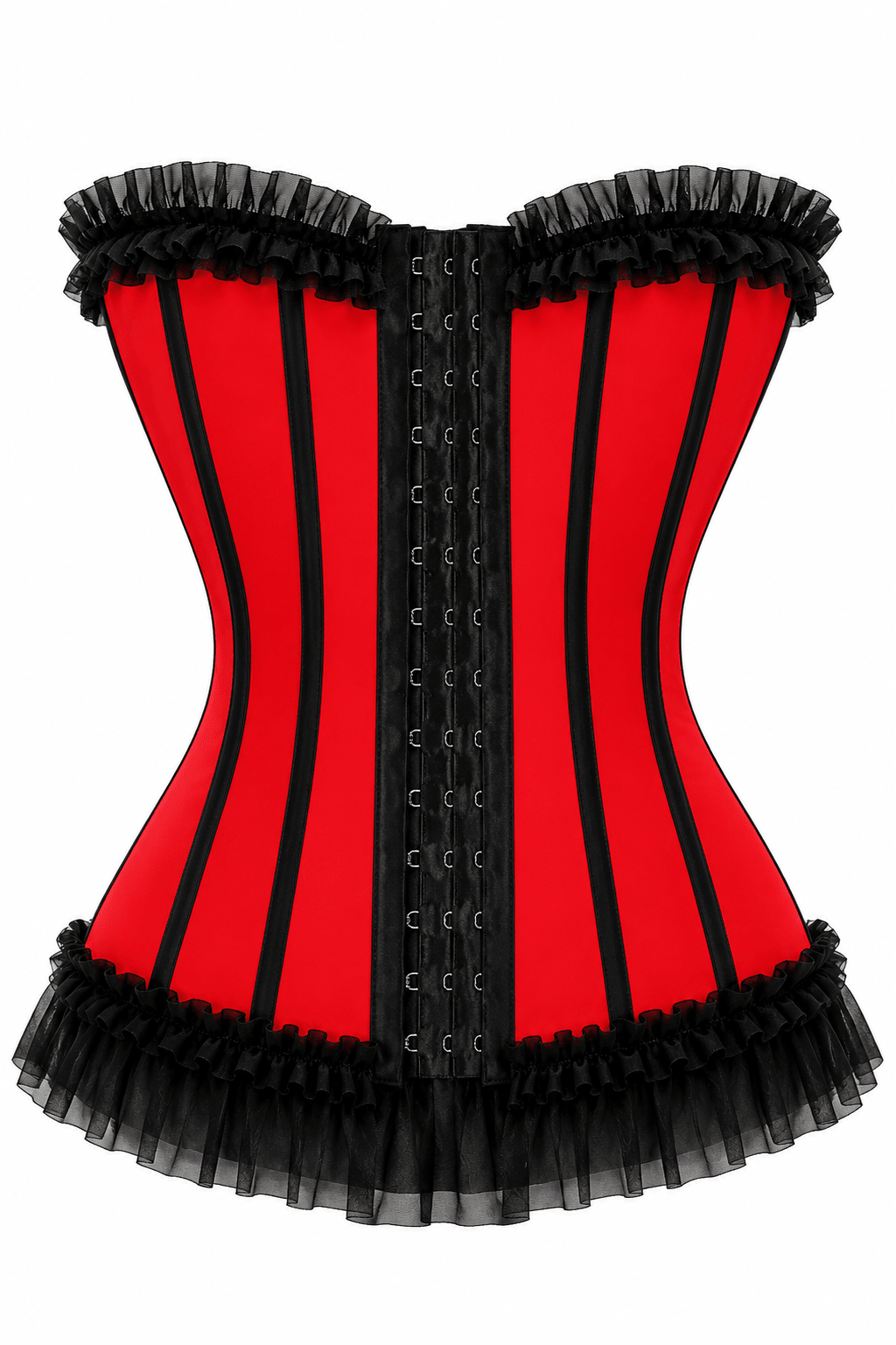 Lavish Midnight Riding Hood Corset
