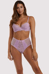 Playful Promises Lila Lace Plunge Bra Lilac