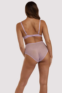 Playful Promises Lila Lace Plunge Bra Lilac