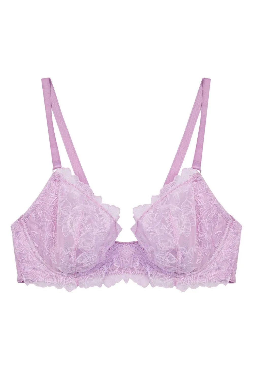Playful Promises Lila Lace Plunge Bra Lilac