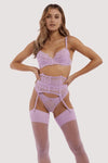 Playful Promises Lila Lace Plunge Bra Lilac