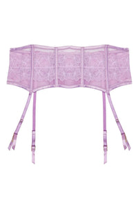 Playful Promises Lila Waspie Garter Belt Lilac