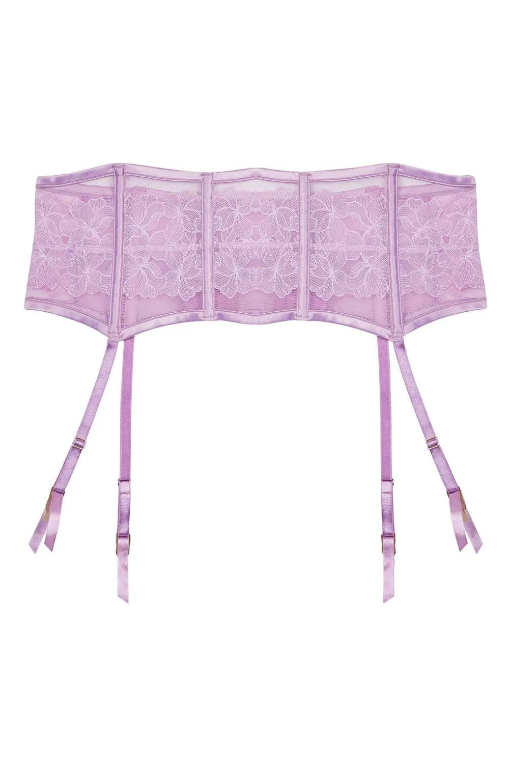 Playful Promises Lila Waspie Garter Belt Lilac
