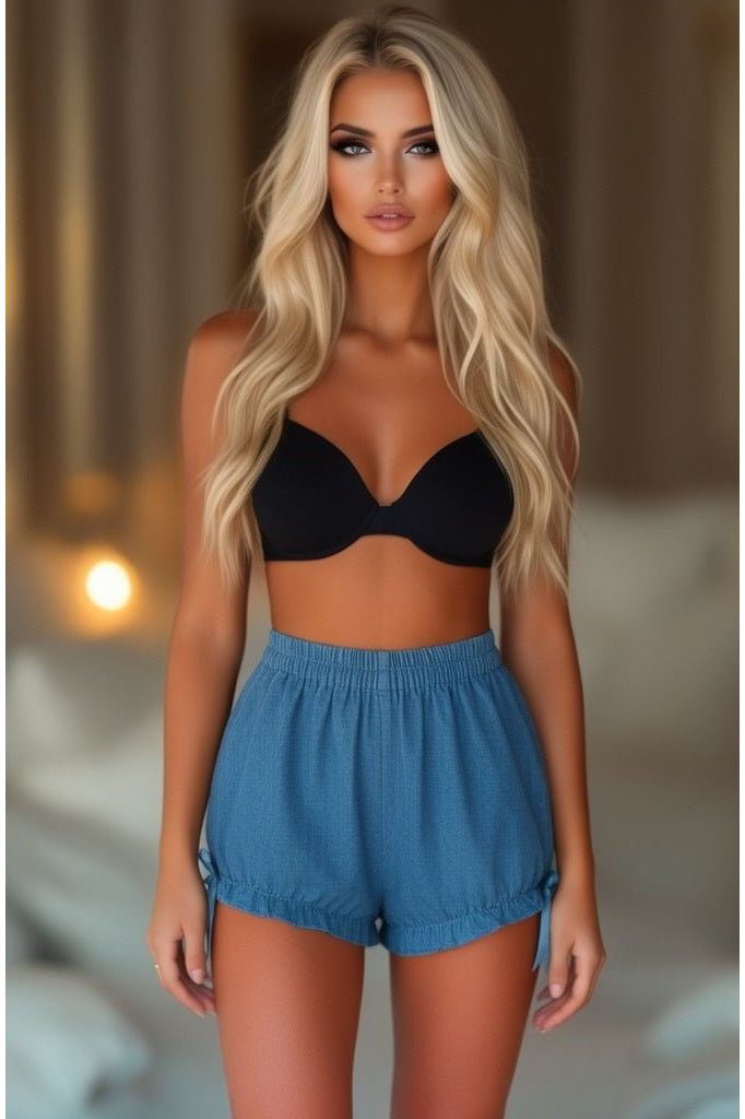 LIMITED EDITION Blue Denim Bloomers