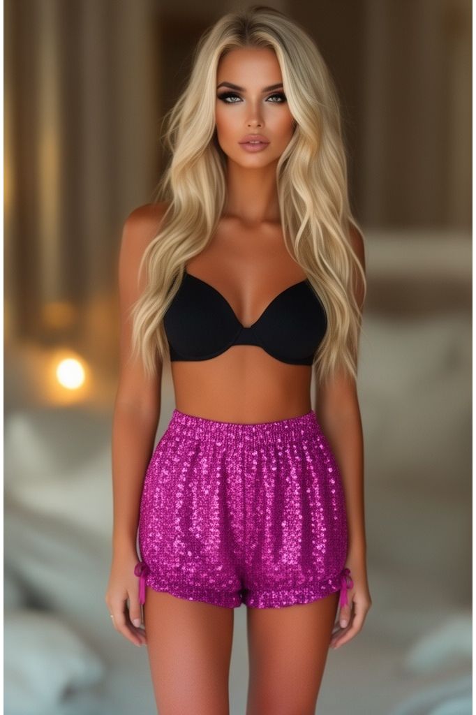 LIMITED EDITION Fuchsia Sequin Bloomers