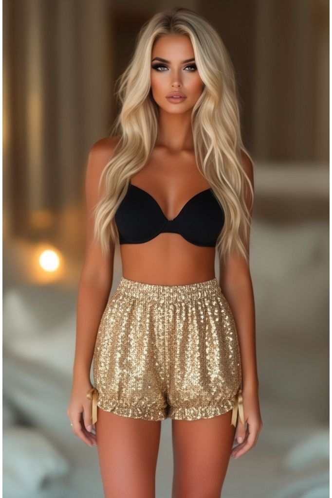 LIMITED EDITION Gold Sequin Bloomers