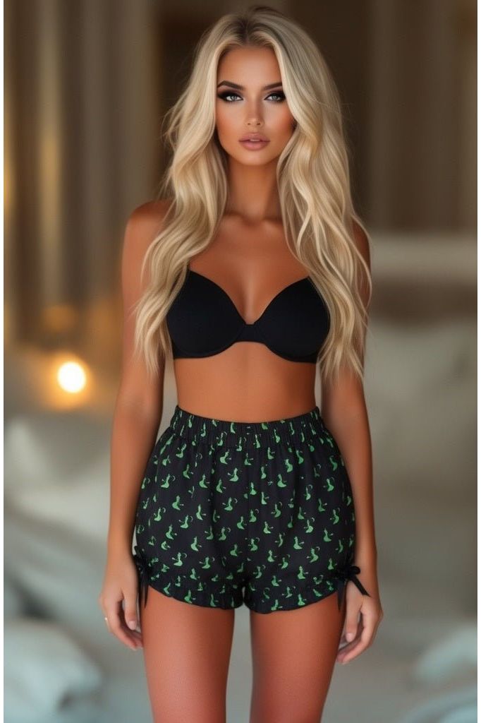 LIMITED EDITION Green Witches Crepe Bloomers