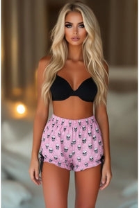 LIMITED EDITION Pink Skulls Crepe Bloomers