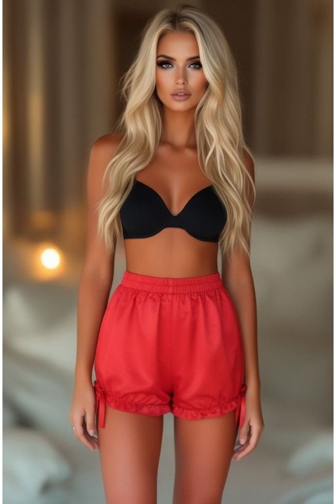LIMITED EDITION Red Satin Bloomers