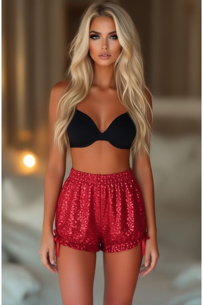 LIMITED EDITION Red Sequin Bloomers