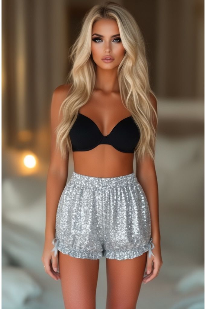 LIMITED EDITION Silver Sequin Bloomers