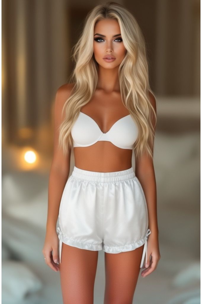 LIMITED EDITION White Satin Bloomers