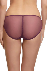 Dita Von Teese Lurex Lace Bikini Panty Amethyst