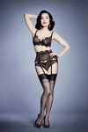 Dita Von Teese Lurex Lace Bikini Panty Black