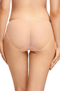 Dita Von Teese Lurex Lace Bikini Panty Vintage Peach