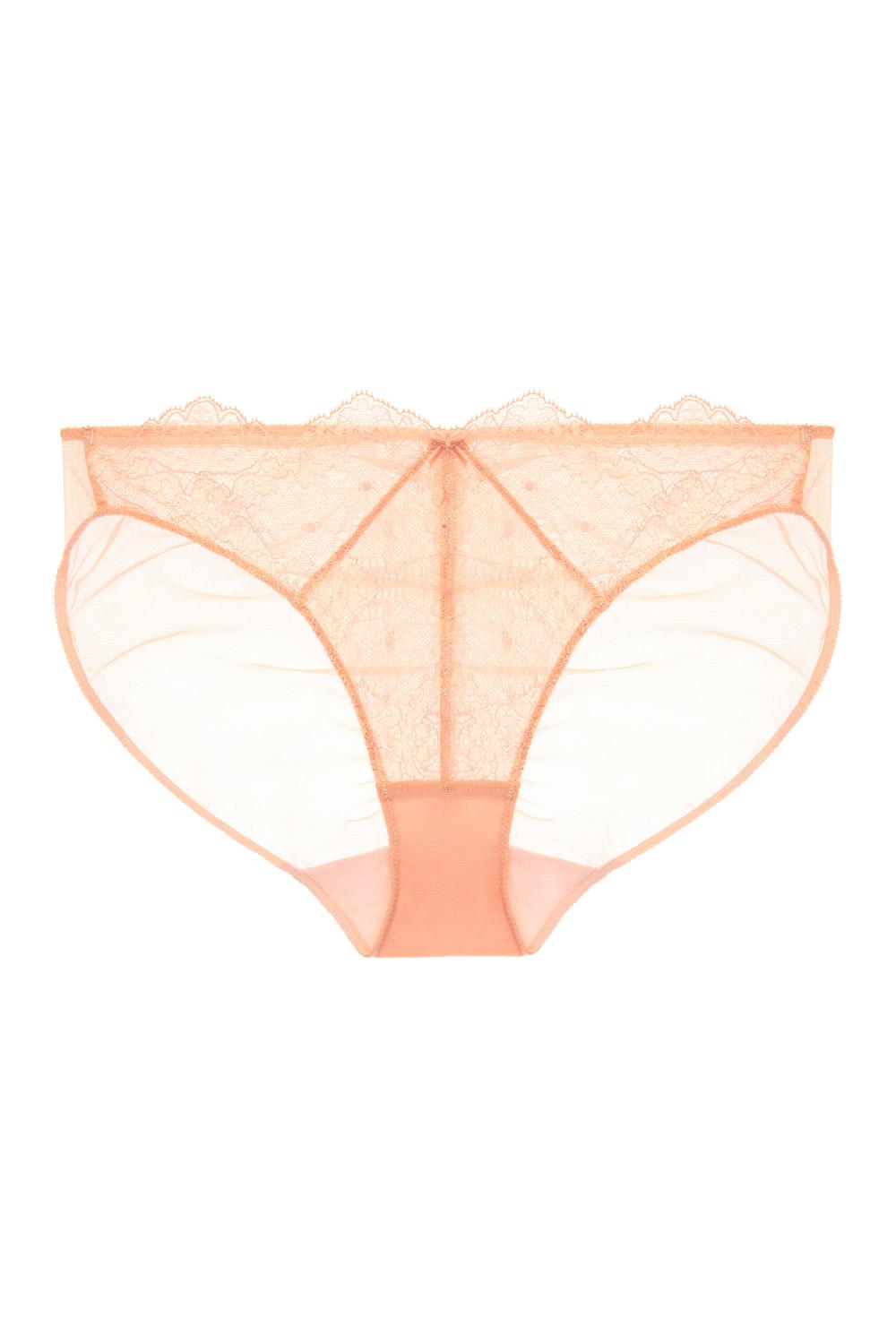 Lurex Lace Bikini Panty Vintage Peach-Dita Von Teese-Rebel Romance