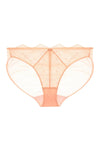 Dita Von Teese Lurex Lace Bikini Panty Vintage Peach