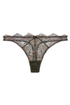 Dita Von Teese Lurex Lace G-String Panty Black