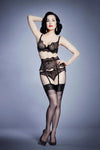 Dita Von Teese Lurex Lace G-String Panty Black