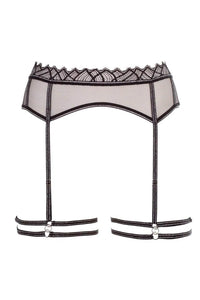 Bracli Manhattan Luxe Sheer Harness Garter Belt