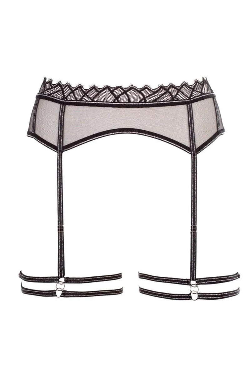 Bracli Manhattan Luxe Sheer Harness Garter Belt