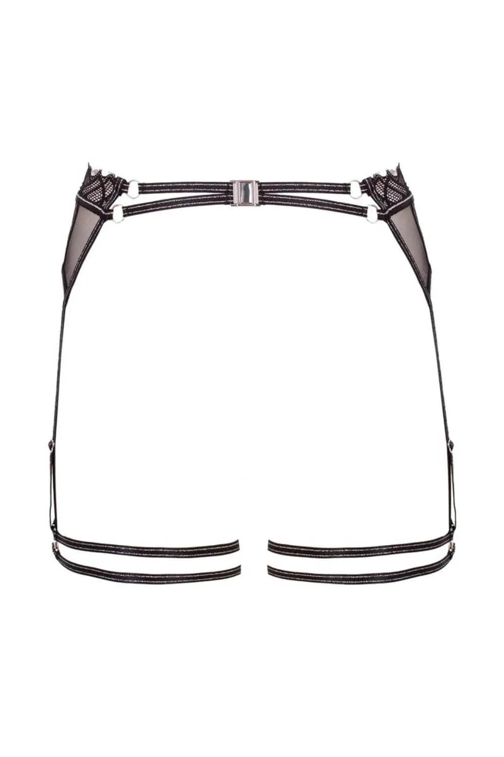 Bracli Manhattan Luxe Sheer Harness Garter Belt