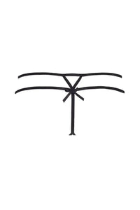 Seductive black Axami Maple Shiny Lollipop G-String with a sexy cut and delicate straps.