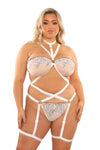 Glow-in-the-Dark Night Vision Embroidered Mesh Teddy