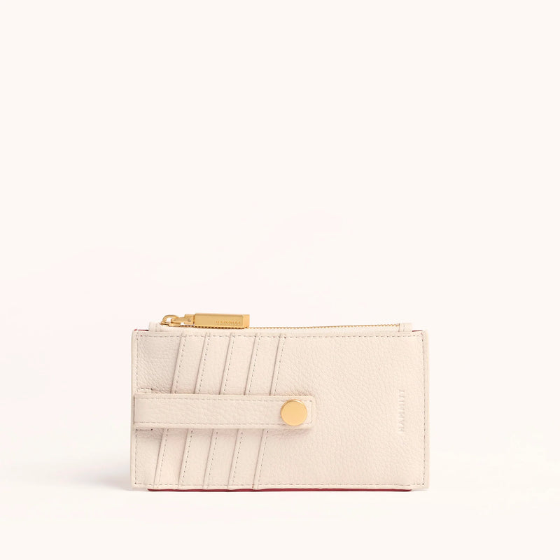 Hammitt 210 West Wallet Calla Lily White/Brushed Gold-Rebel Romance