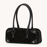 HAMMITT Meredith Sml Noir Diamond Suede/Gunmetal
