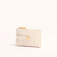 Hammitt 210 West Wallet Calla Lily White/Brushed Gold-Rebel Romance